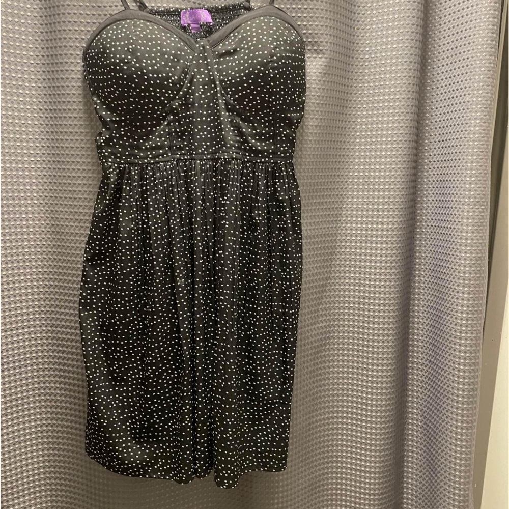 Black and White Polka Dot Dress